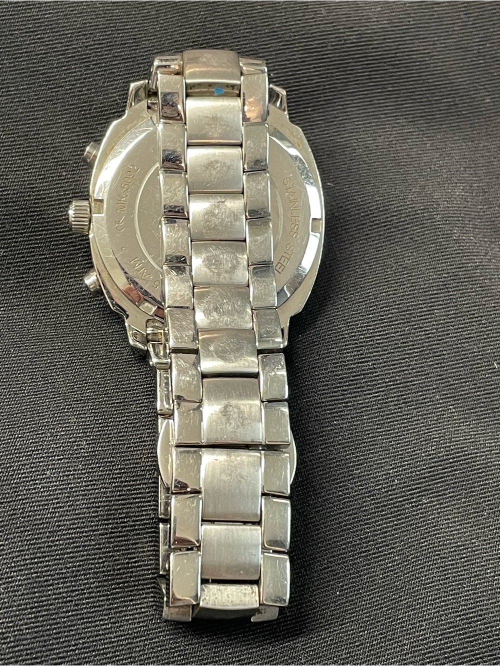 Michael Kors Silver-Tone Chronograph Bracelet Watch - Picture 3 of 3